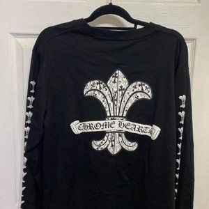 Black long sleeve - authentic Chrome Hearts T-shirt.
